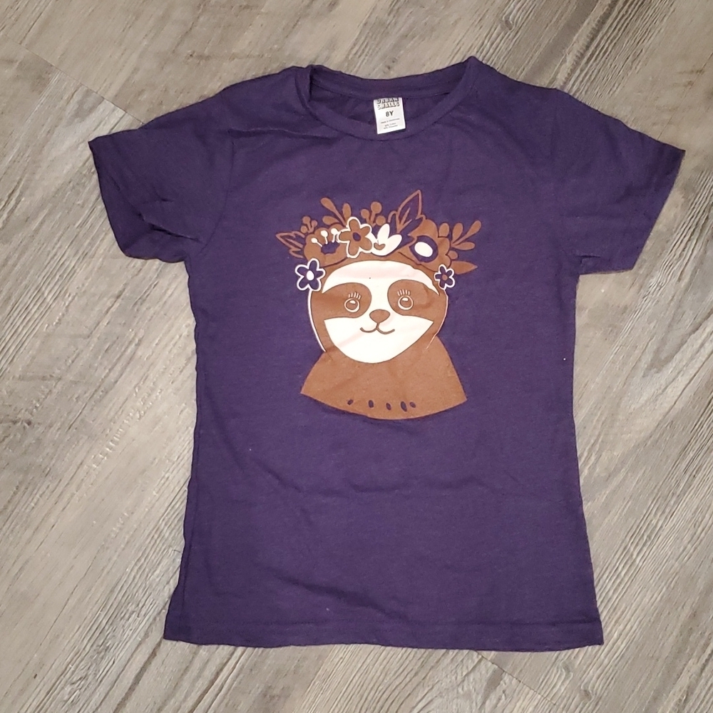 Urban Smalls Sloth T-Shirt Size 8